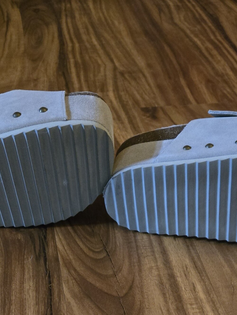 STEVE MADDEN KALI high Platform footbed sandals size 6 - Picture 3 of 5